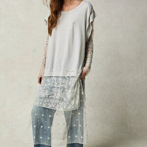 Free People Rock Steady Maxi Top NWOT